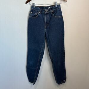 Womens Levis 551 Vintage Dark Wash Jeans Size 4  26x30
